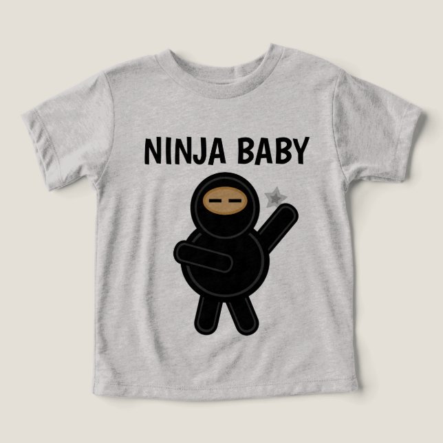 Camisetas NINJA BABY (Diseño delantero )