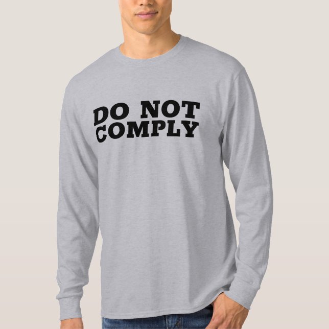 CAMISETAS NO CUMPLIR (Anverso)