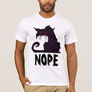 Camisetas NOPE BLACK CAT