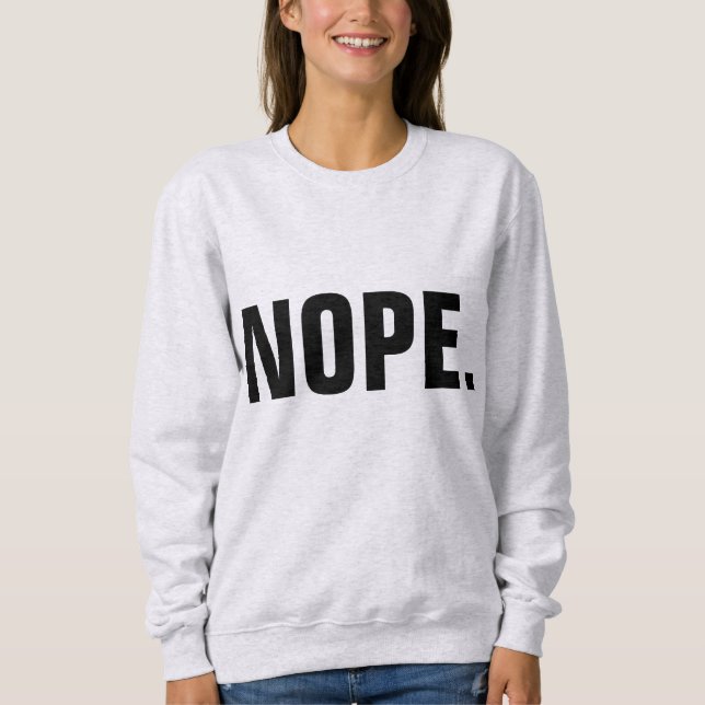Camisetas NOPE, divertidas (Anverso)