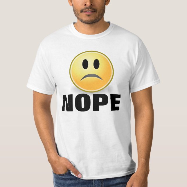 Camisetas NOPE divertidas Grumpy (Anverso)