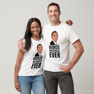 Camisetas OBAMA, Peor Presidente de la Historia