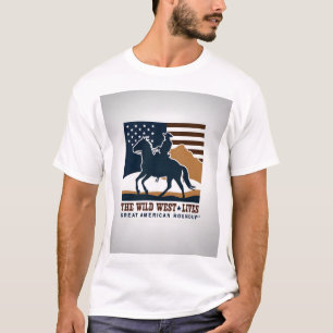 camisetas occidentales para chicos, vaquero de cam