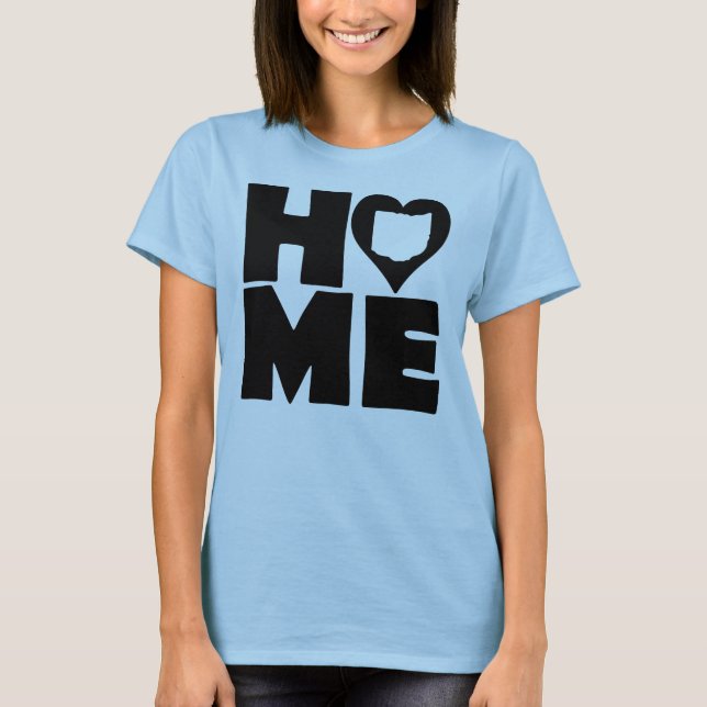 Camisetas Ohio Home Heart State T-Shirt (Anverso)