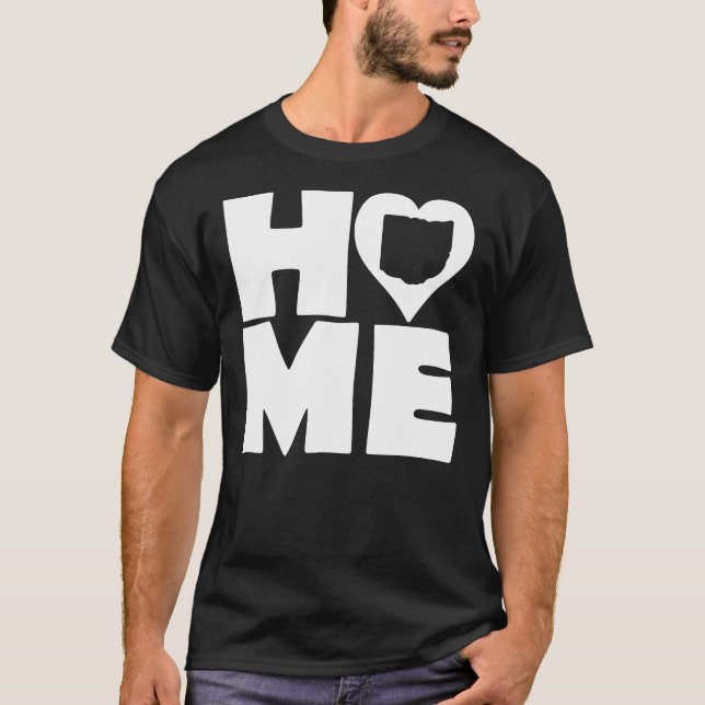 Camisetas Ohio Home Heart State T-Shirt (Anverso)
