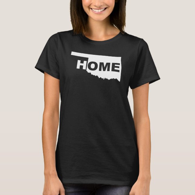 Camisetas Oklahoma Hogar Lejos Del Estado (Anverso)