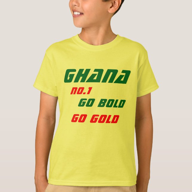 Camisetas olímpicas de Ghana (Anverso)