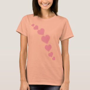 Camisetas orgánicas de la mujer de San Valentín