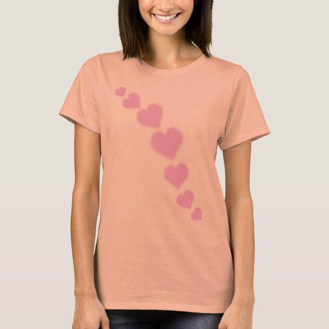 Camisetas orgánicas de la mujer de San Valentín (Anverso)