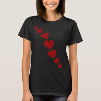 Camisetas orgánicas de la mujer de San Valentín