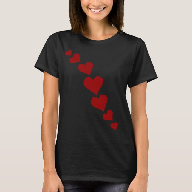 Camisetas orgánicas de la mujer de San Valentín (Anverso)