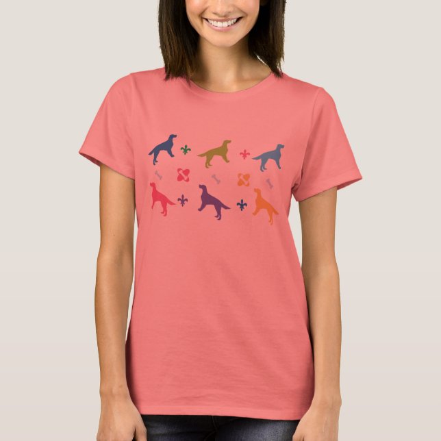 Camisetas orgánicas de Setter de Inglaterra (Anverso)