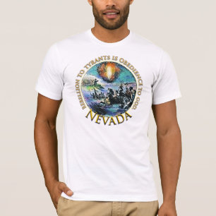 Camisetas orgullosas de Nevada USA