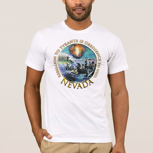 Camisetas orgullosas de Nevada USA (Anverso)