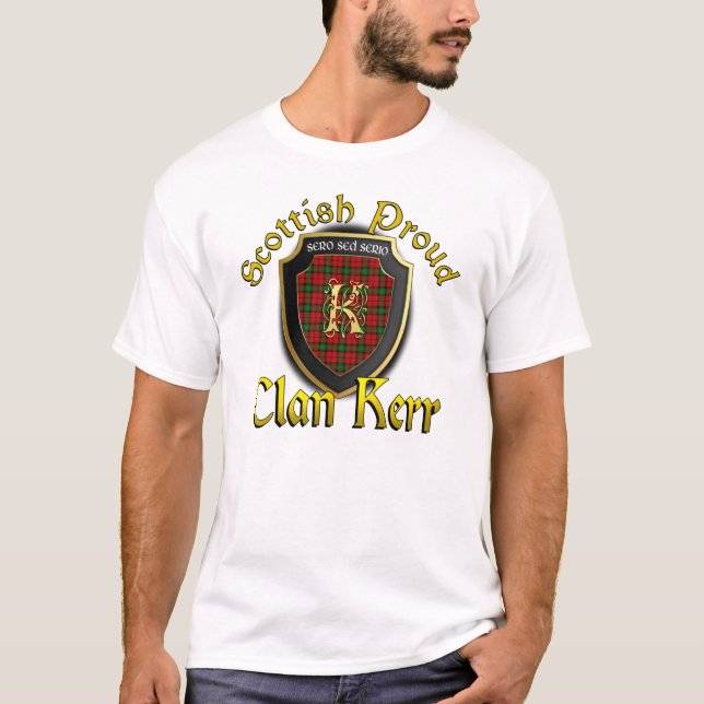 Camisetas orgulloso escocés de Kerr del clan (Anverso)