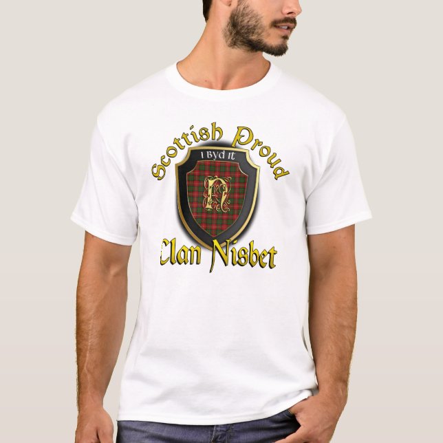 Camisetas orgulloso escocés de Nisbet del clan (Anverso)