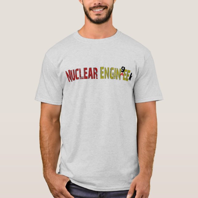 Camisetas oscuras nucleares del ingeniero (Anverso)