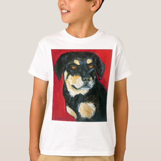 Camisetas para amantes de los perros negros y more (Anverso)