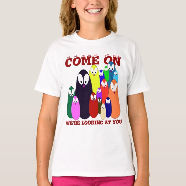Camisetas para animales :: Pingüinos: VAMOS (Anverso)