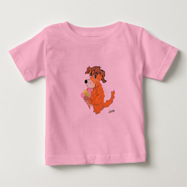 Camisetas para bebés : Cielo helado (Anverso)