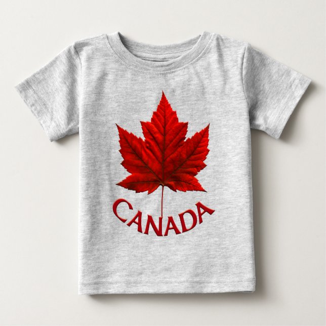 Camisetas para bebés de Canadá Camisa para bebé de (Anverso)