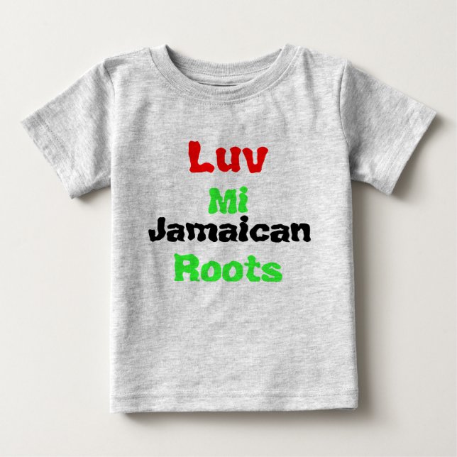 Camisetas para bebés de Jamaica (Anverso)