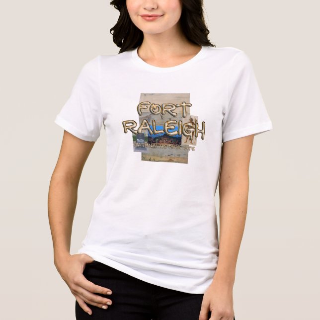 Camisetas para Damas ABH Fort Raleigh (Anverso)