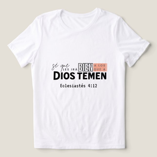 Camisetas Para Damas Bienaventurados Escl. 52.7 (Diseño delantero )