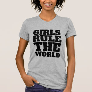 Camisetas para Damas GIRLS RULE THE WORLD