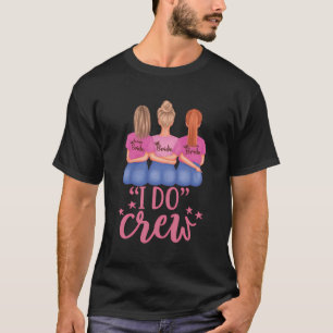 Camisetas para el equipo 'I Do' negras y blancas p