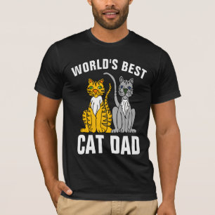 Camisetas para el MEJOR PAPÁ DE GATO del mundo