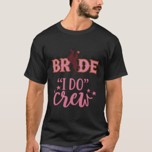 Camisetas para equipo de damas de honor Negras y B
