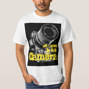Camisetas para fotógrafos cámara fresca