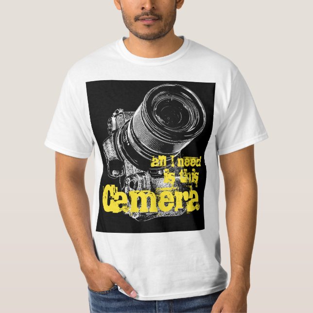 Camisetas para fotógrafos cámara fresca (Anverso)