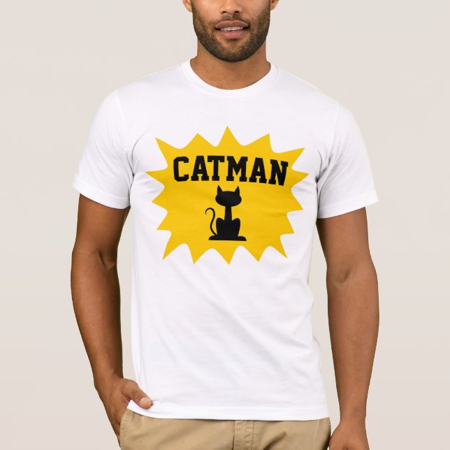 Camisetas para gato de CATMAN Men (Anverso)
