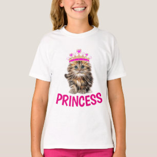 Camisetas para gato de Chicas PRINCESS
