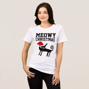 Camisetas para gato navidades, NAVIDADES MEOWY