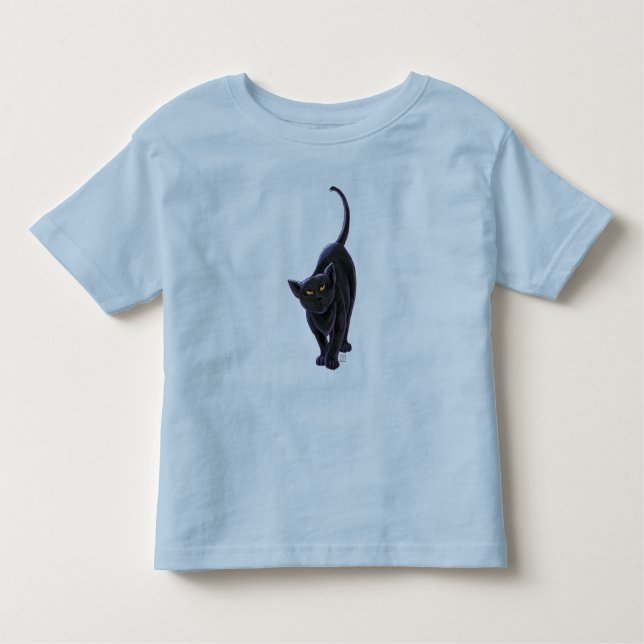 Camisetas para gato negro (Anverso)