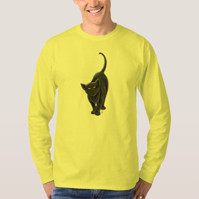 Camisetas para gato negro (Anverso)