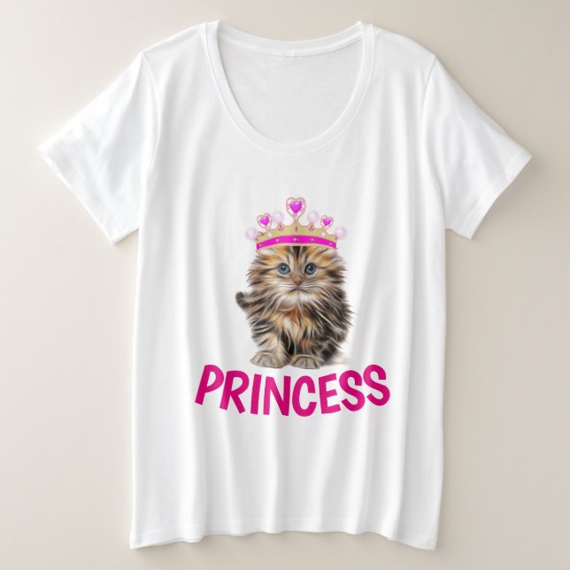 Camisetas para gato PRINCESS (Anverso del diseño)