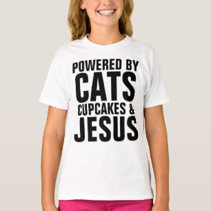Camisetas para gatos cristianos, CUPCAKES para GAT
