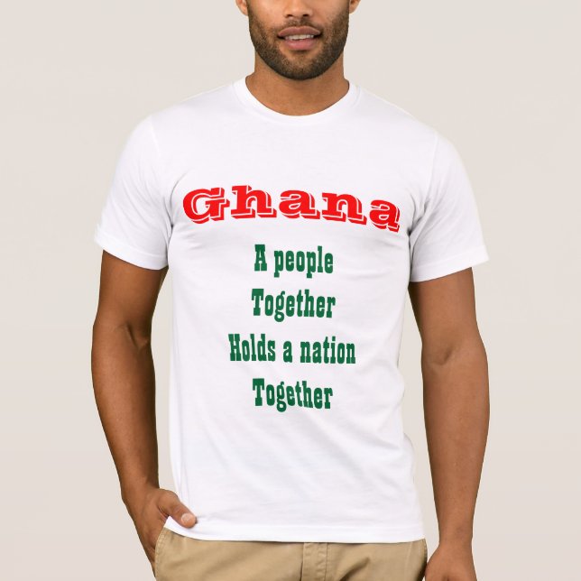 Camisetas para gente de Ghana (Anverso)