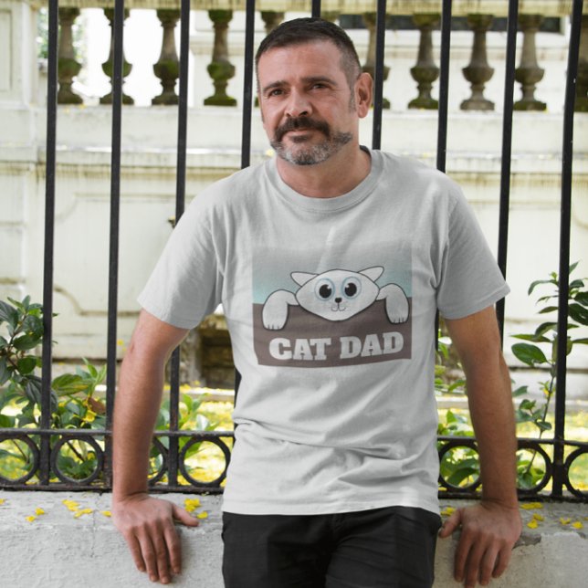 Camisetas para hombre CAT DAD (Subido por el creador)
