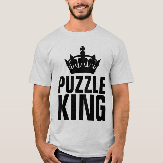 Camisetas para hombre PUZZLE KING (Anverso)