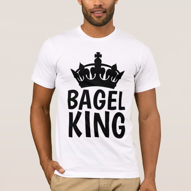 Camisetas para hombres BAGEL KING (Anverso)