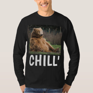 CAMISETAS PARA HOMBRES 'CHILL' OSO GRIZZLY DIVERTI