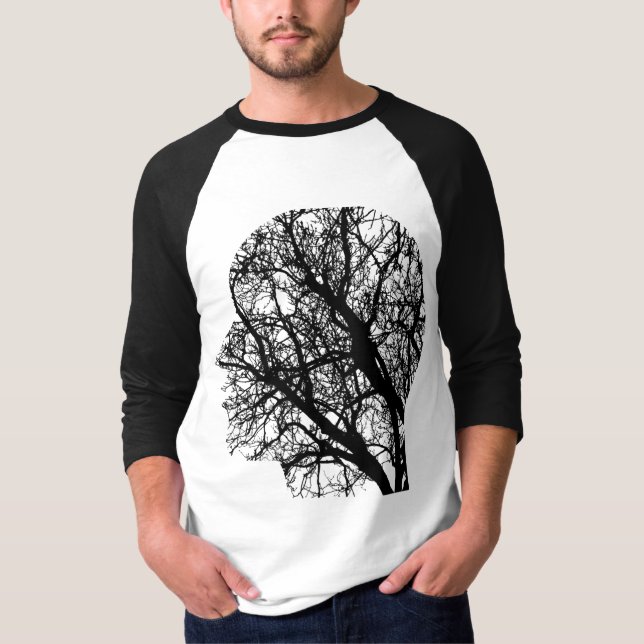 Camisetas para hombres de cerebro (Anverso)