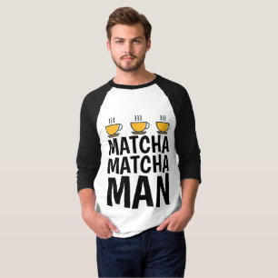 Camisetas para hombres de té verde MATCHA
