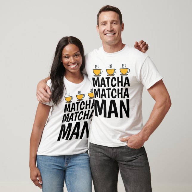Camisetas para hombres de té verde MATCHA (Unisexo)