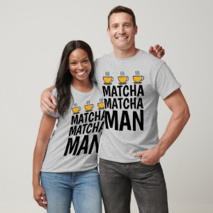 Camisetas para hombres de té verde MATCHA